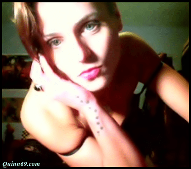 independent webcam girl looking into the camera